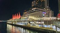 Canada Place in Vancouver am Abend