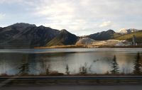 Fahrt nach Banff, Alberta, Kanada