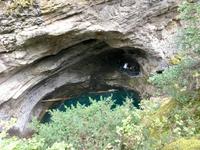Guckloch in Johnston Canyon