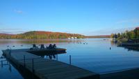 Huntsville, abendlicher Spaziergang am See