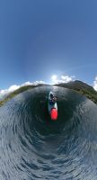 Kanufahrt auf dem Alta Lake in Whistler