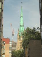 Kirchen und Kräne