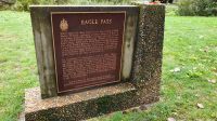 Last Spike (Letzter Nagel) der Canadian Pacific Railway am Eagle Pass
