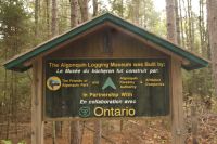 Logging Museum im Algonquin Park