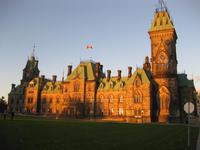 Ottawa - Parlamentsgebäude am Abend