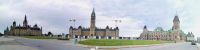 Panorama von Ottawa mit Parlament in der Mitte