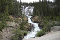 Panoramafahrt entlang des Icefield Parkway - Tangle Fall