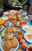 Picknick am Seton Lake bei Lillooet