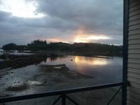Port Hardy vom Zimmer aus