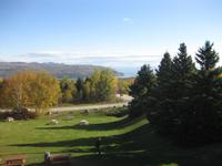 Rast vor Baie-Saint-Paul mit Blick auf den St.-Lorenz-Strom