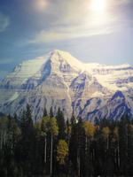 Schönes Foto vom Mount Robson ...
