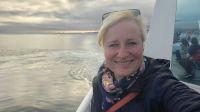 Singlereise Kanada - Franzi bei der Überfahrt nach Vancouver Island