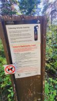 Singlereise Kanada - Grizzly-Warnung im Glacier Nationalpark in den USA