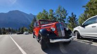 Singlereise Kanada - Unser Parkbus im Glacier Nationalpark in den USA