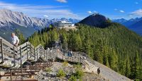 Spaziergang auf dem Sulphur Mountain