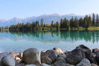 Wanderung am Lac Beauvert im Jasper-Nationalpark