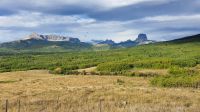 Waterton-Glacier-Friedenspark an der Grenze zu Montana (USA)