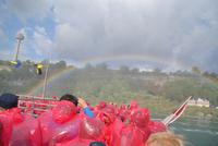 Wunderbarer Regenbogen vor den Niagara Fällen
