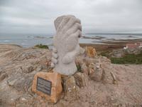 Denkmal zur Schiffsrettung am Cobiere Point