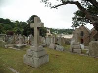 Friedhof mit Meerblick auf Jersey