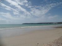 Sandstrand in der St. Aubins Bay