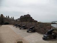 Kanonen auf Elisabeth Castle