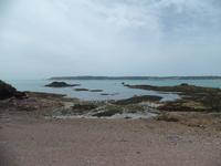 Blick auf St. Aubins Bay