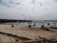 Ebbe im Hafen von Gorey