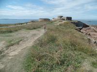 Fort Hommet direkt an der Küste Guernseys