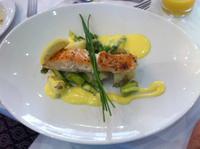 Lachs auf Jersey Royal