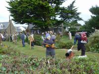 Gartendeko in Sark - anlässlich Jubiläumsfeier Sark
