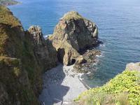 Blick auf Klippen am Window Rock