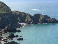 Blick in die Bucht am La Coupee