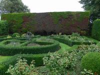 Privatgarten von Grey Gables Buchsgarten