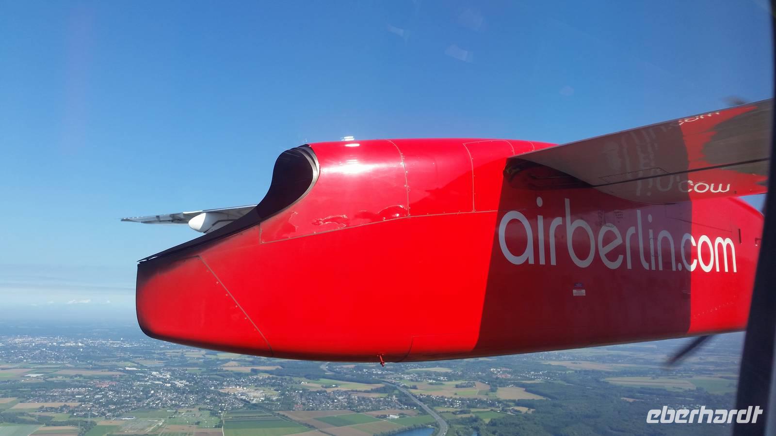 Mit Air Berlin über Düsseldorf nach Guernsey