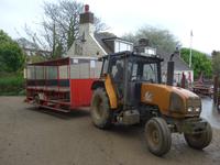 Sark, Traktor nach oben