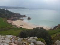 Jersey, Wanderung zum Corbiere Leuchtturm