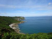 Blick auf die Steilküste im Norden