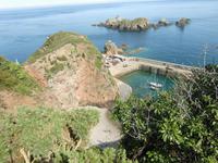 Auf dem Weg zum Hafen Sark