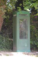 Letzte grüne Telefonzelle auf Sark