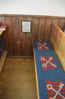 Kirchenplätze für Insassen des Gefängnisses auf Sark