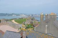 Blick vom höchsten Punkt des Elizabeth Castles