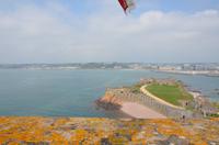 Blick vom höchsten Punkt des Elizabeth Castles