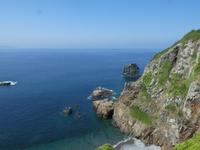 Blick auf Sark beim Window in the Rock