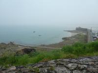 Blick auf dem Mont Orgueil Castle