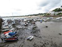 Boote auf dem Trockenen