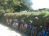 Insel Sark - Fahrradparkplatz