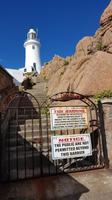 Jersey, Wanderung zum Corbier Leutturm bei Ebbe