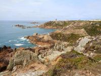 Jersey, Küstenwanderung zum Corbière Leuchtturm 