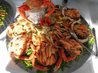 Jersey, Buffet im Hotel Ommaroo